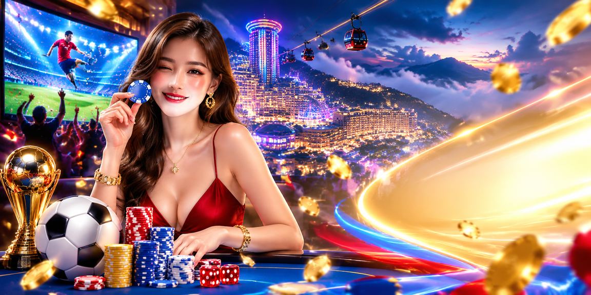 Pemain menyemak odds pertaruhan bola sepak di Genting Highlands Malaysia